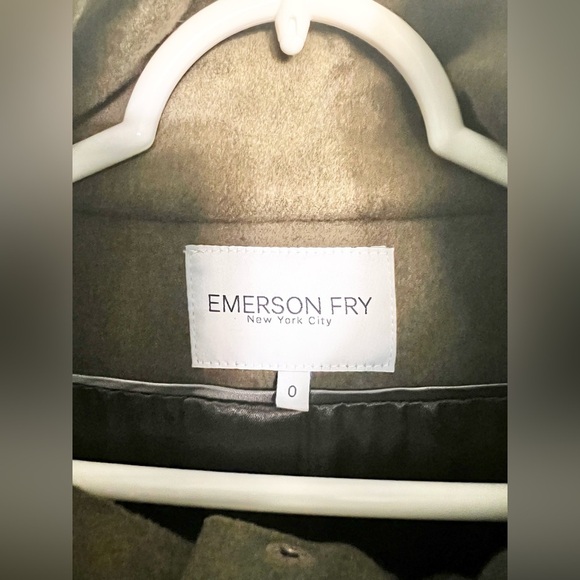 Emerson Fry Army Wool Jacket Parka Trench Coat Size 0 - Picture 5 of 8